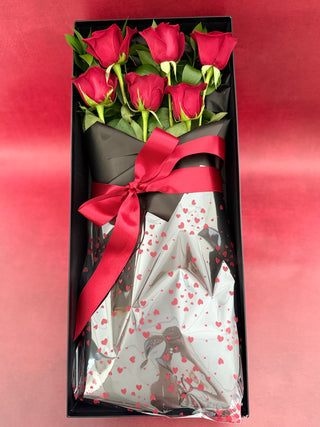 The Classic Half Dozen Roses - Boxed (SOLD OUT)