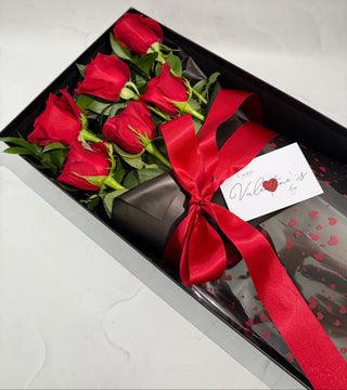 The Classic Half Dozen Roses - Boxed (SOLD OUT)